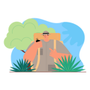 پیش‌نمایش فایل male-adventurer-with-backpack-6300245 از پک حیات وحش