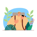 پیش‌نمایش فایل male-hiker-with-backpack-6300242 از پک حیات وحش