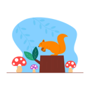 پیش‌نمایش فایل squirrel-6300249 از پک حیات وحش