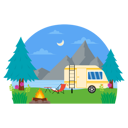 پیش‌نمایش فایل camp-on-mountain-6342388 از پک اردو