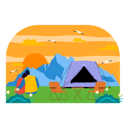 پیش‌نمایش فایل couple-on-camping-6342398 از پک اردو