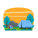 پیش‌نمایش فایل man-drinking-tea-on-camping-6342416 از پک اردو