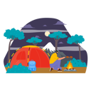 پیش‌نمایش فایل man-frying-fish-on-camping-6342417 از پک اردو