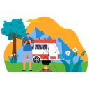 پیش‌نمایش فایل man-holding-fire-wood-on-camping-6342392 از پک اردو