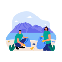 پیش‌نمایش فایل beach-cleaning-6400713 از پک فعالیت اجتماعی