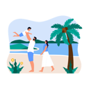 پیش‌نمایش فایل family-on-beach-6400748 از پک فعالیت اجتماعی