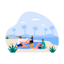پیش‌نمایش فایل friends-doing-picnic-6400717 از پک فعالیت اجتماعی