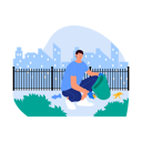 پیش‌نمایش فایل man-collecting-garbage-6400741 از پک فعالیت اجتماعی