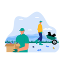 پیش‌نمایش فایل people-collecting-waste-6400714 از پک فعالیت اجتماعی