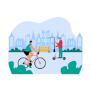 پیش‌نمایش فایل people-in-summer-park-6400721 از پک فعالیت اجتماعی
