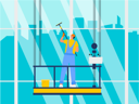 پیش‌نمایش فایل cleaning-worker-cleaning-windows-6427300 از پک کارگر