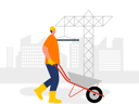 پیش‌نمایش فایل construction-worker-working-on-site-6427323 از پک کارگر