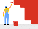 پیش‌نمایش فایل male-painter-painting-wall-6427318 از پک کارگر