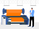 پیش‌نمایش فایل poster-painting-machine-6427326 از پک کارگر