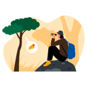 پیش‌نمایش فایل boy-observing-bird-6432562 از پک پرنده نگری