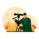 پیش‌نمایش فایل male-birdwatcher-6432559 از پک پرنده نگری