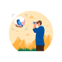 پیش‌نمایش فایل man-doing-bird-photography-6432567 از پک پرنده نگری