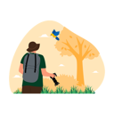 پیش‌نمایش فایل man-doing-bird-watching-6432554 از پک پرنده نگری