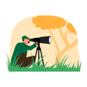 پیش‌نمایش فایل man-doing-birdwatch-6432558 از پک پرنده نگری