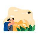 پیش‌نمایش فایل woman-doing-bird-watch-6432542 از پک پرنده نگری