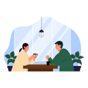 پیش‌نمایش فایل couple-have-coffee-at-cafe-6456070 از پک کافی شاپ