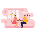 پیش‌نمایش فایل couple-meeting-at-coffee-shop-6456104 از پک کافی شاپ