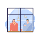 پیش‌نمایش فایل couple-sitting-inside-cafe-while-looking-outside-6456097 از پک کافی شاپ