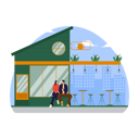 پیش‌نمایش فایل couple-sitting-outside-coffee-shop-6456076 از پک کافی شاپ