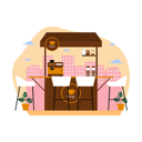 پیش‌نمایش فایل empty-coffee-stall-6456080 از پک کافی شاپ