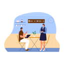 پیش‌نمایش فایل female-cafe-waitress-taking-order-from-customer-6456093 از پک کافی شاپ