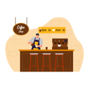 پیش‌نمایش فایل male-barista-making-coffee-6456103 از پک کافی شاپ