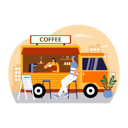 پیش‌نمایش فایل man-having-coffee-at-coffee-truck-6456101 از پک کافی شاپ