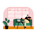 پیش‌نمایش فایل man-having-coffee-while-sitting-at-cafe-6456063 از پک کافی شاپ