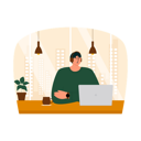 پیش‌نمایش فایل man-having-meeting-at-cafe-6456089 از پک کافی شاپ