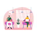 پیش‌نمایش فایل people-at-coffee-shop-6456100 از پک کافی شاپ