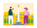 پیش‌نمایش فایل couple-clicking-pictures-at-jakarta-6763016 از پک سفر تعطیلات