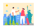 پیش‌نمایش فایل couple-travelling-in-new-york-6763021 از پک سفر تعطیلات