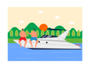 پیش‌نمایش فایل friends-enjoying-at-luxury-yacht-6762992 از پک سفر تعطیلات