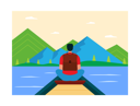 پیش‌نمایش فایل man-enjoying-sightseeing-6762988 از پک سفر تعطیلات
