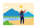 پیش‌نمایش فایل man-travelling-with-backpack-6763007 از پک سفر تعطیلات