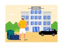 پیش‌نمایش فایل man-waiting-outside-hotel-6762994 از پک سفر تعطیلات