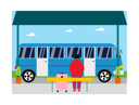 پیش‌نمایش فایل woman-waiting-for-bus-at-bus-stop-6762996 از پک سفر تعطیلات