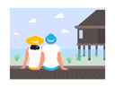پیش‌نمایش فایل couple-on-vacation-6803092 از پک هتل و اقامتگاه