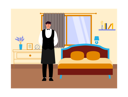 پیش‌نمایش فایل hotel-cleaning-worker-6803088 از پک هتل و اقامتگاه