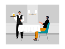 پیش‌نمایش فایل waiter-serving-food-6803085 از پک هتل و اقامتگاه