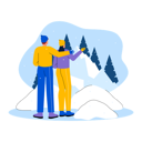 پیش‌نمایش فایل couple-enjoying-winter-season-6849751 از پک زمستان