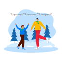پیش‌نمایش فایل father-and-son-enjoying-ice-skating-6849744 از پک زمستان