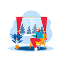 پیش‌نمایش فایل girl-enjoying-coffee-in-winter-morning-6849725 از پک زمستان