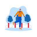 پیش‌نمایش فایل man-enjoying-ice-skate-6849761 از پک زمستان