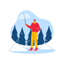 پیش‌نمایش فایل man-enjoying-snowfall-6849769 از پک زمستان
